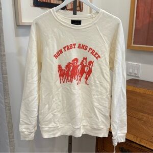 Original Retro Brand Run Fast And Free Sweatshirt